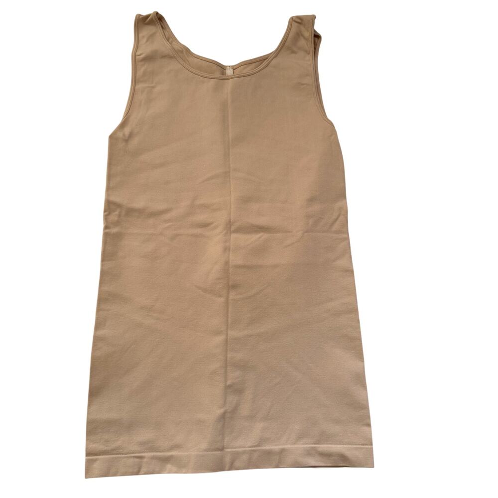 Skinny Tees Basic Tank Top Toasted Almond - One Size 0-14 - Picture 2 of 7